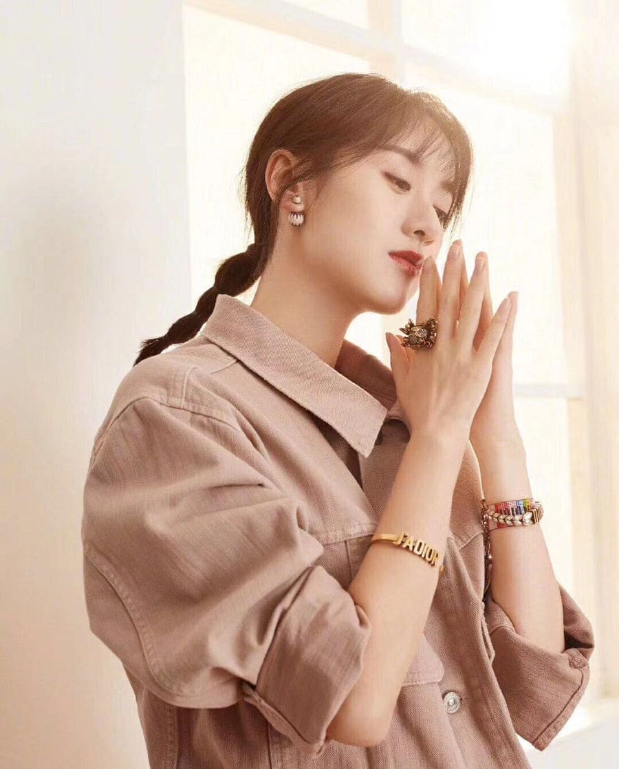 18K CD J'Adior Open Cuff Bracelet