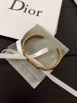 18K CD J'Adior Star Open Cuff Bracelet