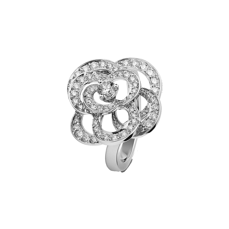 18K Chanel Fil De Cam¡§|lia Ring