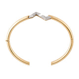 18K Louis Volt Upside Down Diamond Bracelet