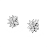 18K Lotus One Flowers Small Earrings