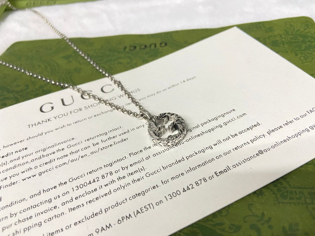 GG Interlocking G Pendant Necklace