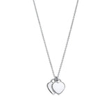 Pink Double Heart Necklaces