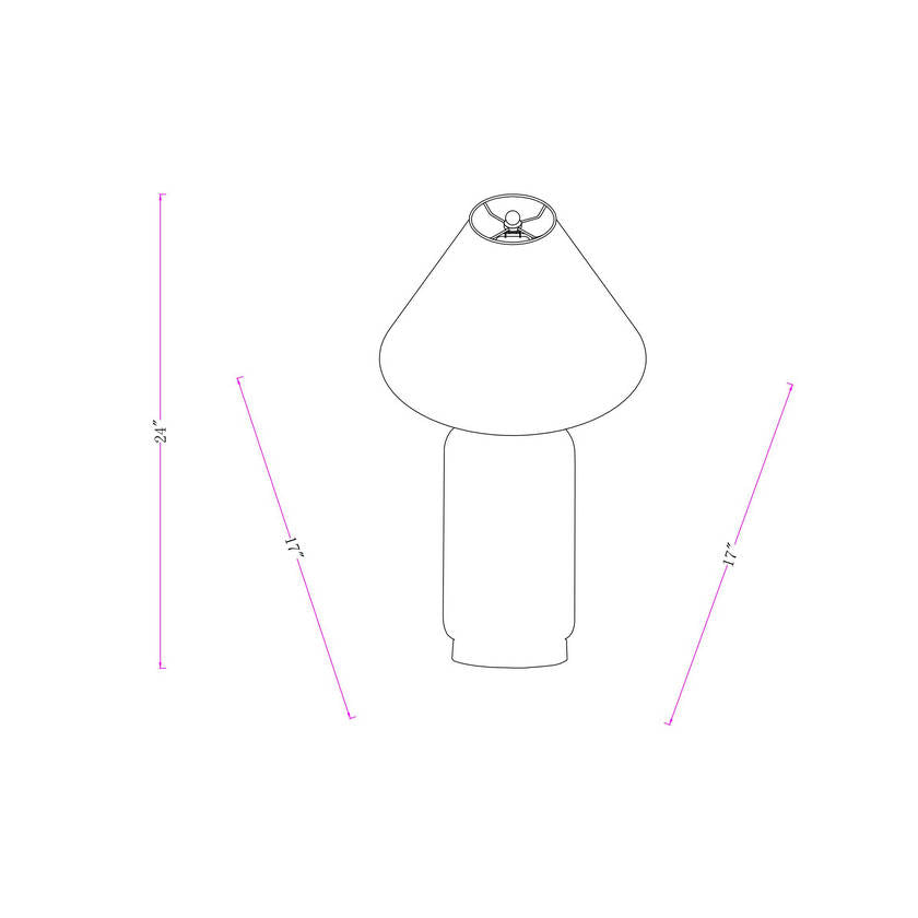 Kineta Global Blue Table Lamp