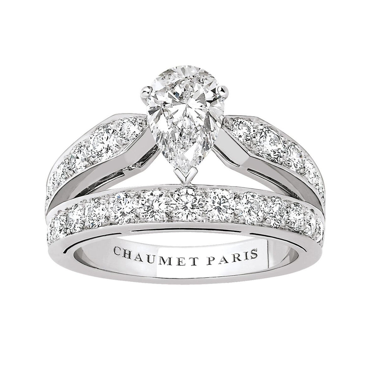 18K Jos¡§|phine Engagement Ring