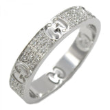 18K GG Icon Full Diamonds Ring