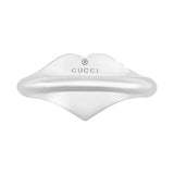 GG Interlocking G Blue Enamel Heart Ring