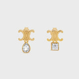 18K CE Triomphe Twinkle Gold Earrings