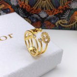 18K CD Star Diamonds Ring