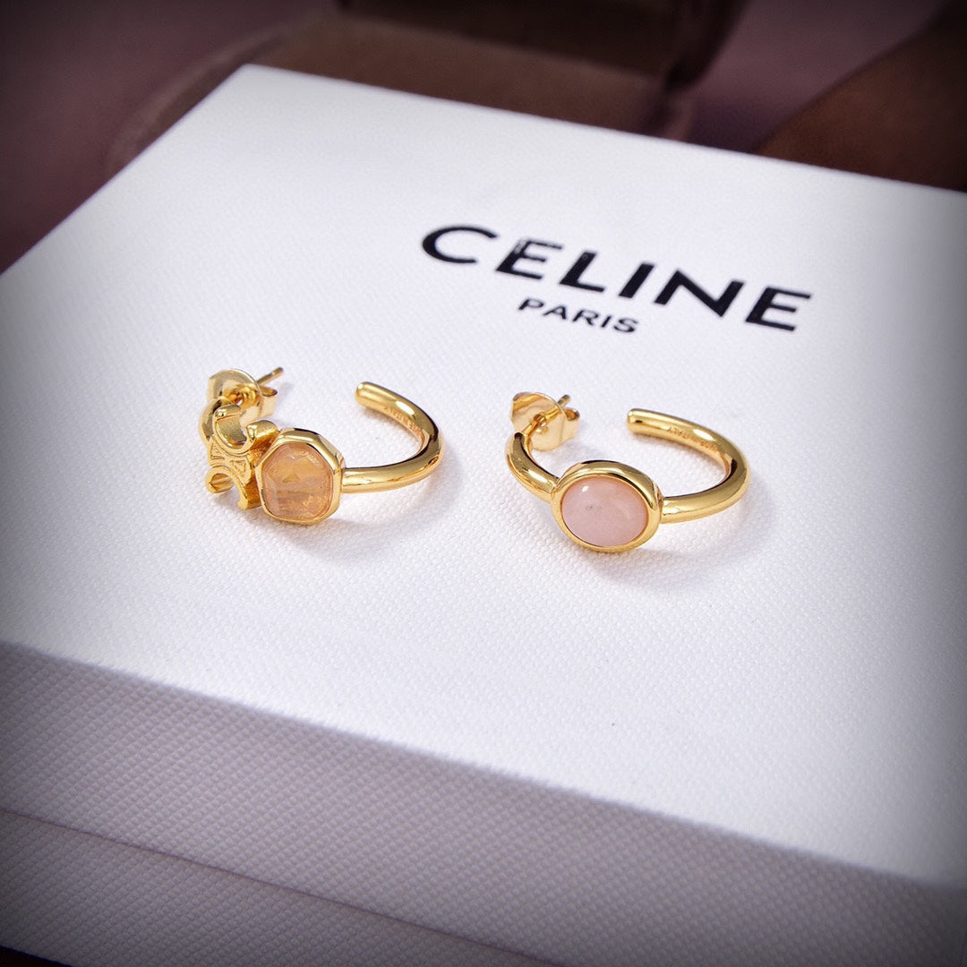 18K Triomphe Indie Hoops Earrings