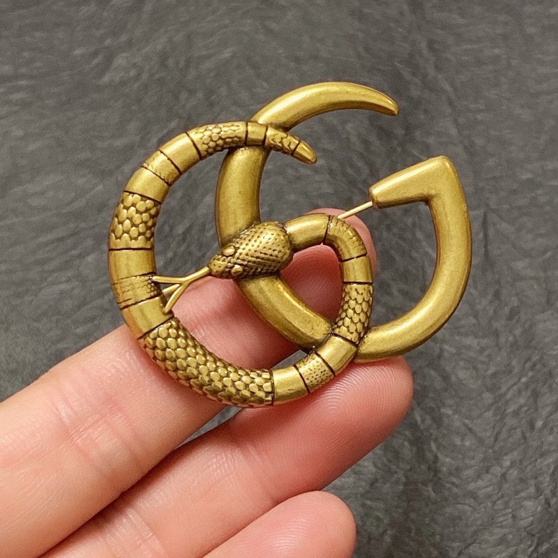 18K GG Snake Brooch