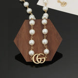 18K GG Pearl Necklace
