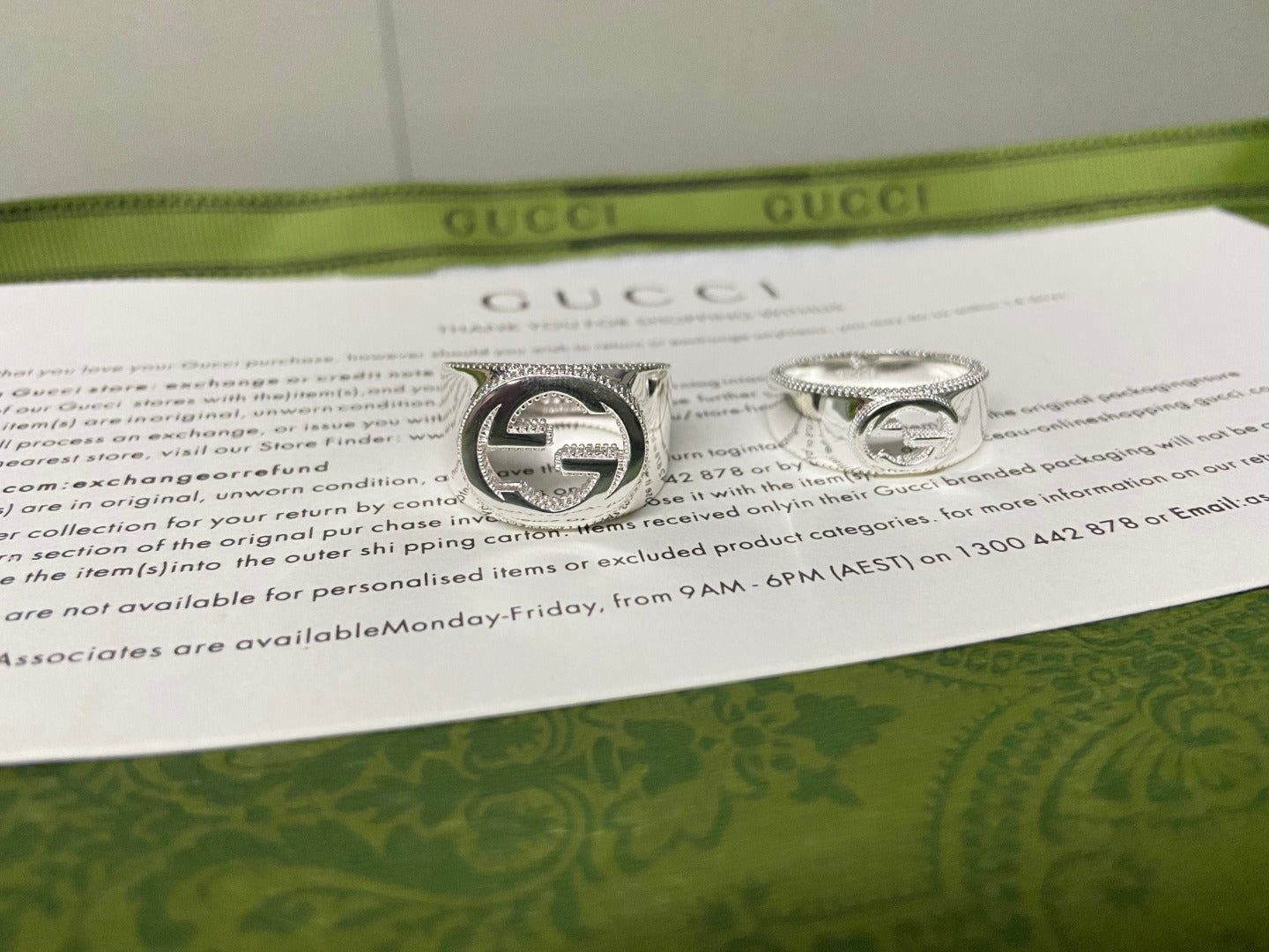 GG Interlocking G Wide Ring