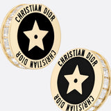 18K CD Night Code Earrings
