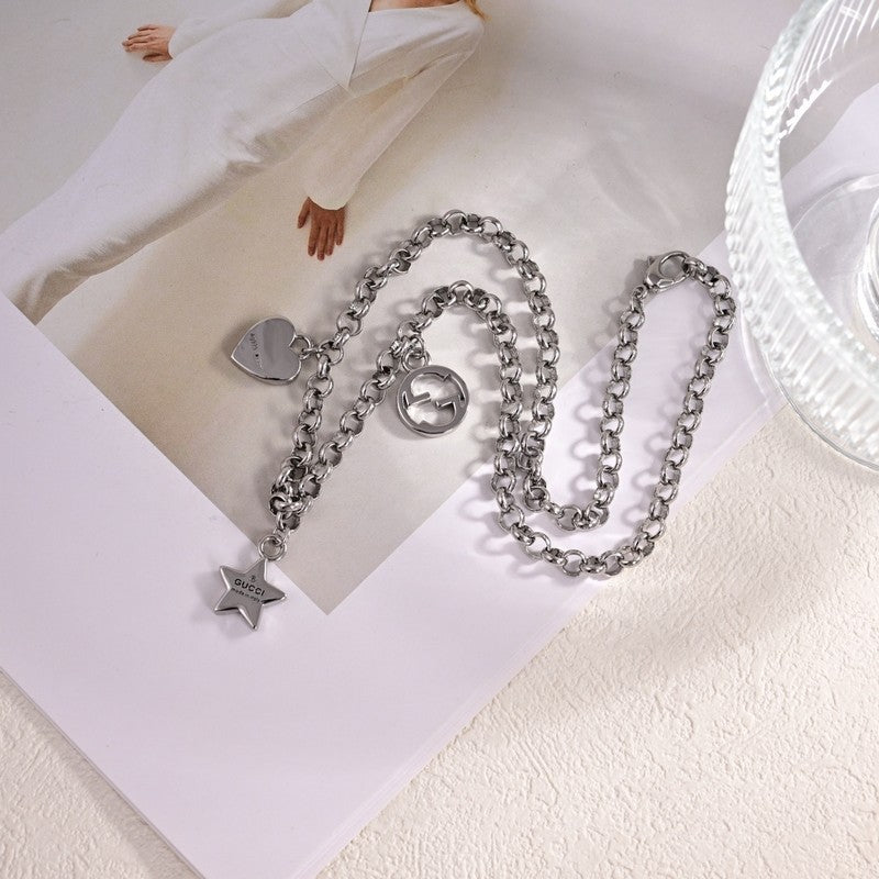 18K GG Star Chain Necklace