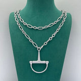 18K GG Gold Chain Link Necklace