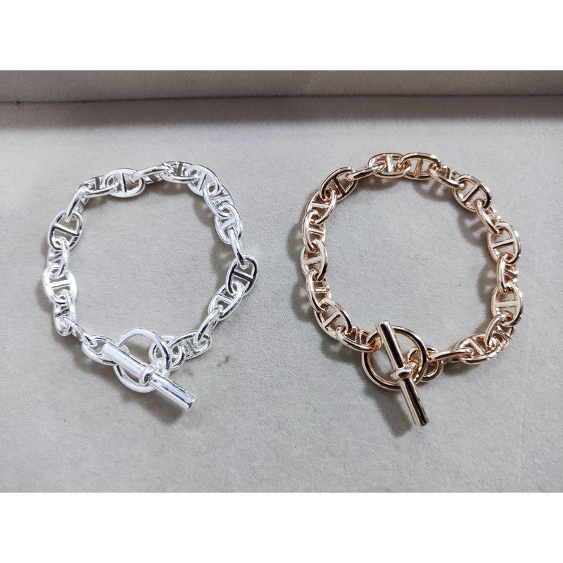 18K Her Chaine D'ancre Encha?n¡§|e Bracelet