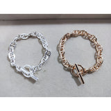 18K Her Chaine D'ancre Encha?n¡§|e Bracelet