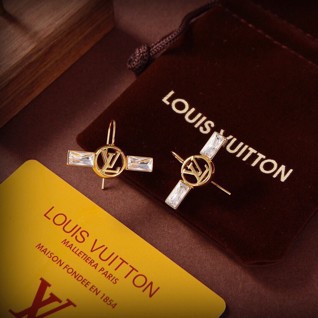 18K Louis Crystals Earrings
