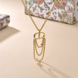 18K CD Chain Necklace