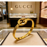 18K GG Interlocking G Gold Bracelet
