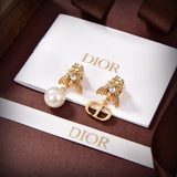 18K CD Queen Bee Earrings