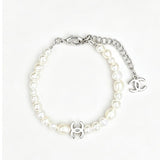 18K CC 26C Pearl Gold Bracelet