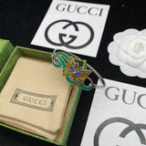 GG Interlocking G & Butterfly Bracelet