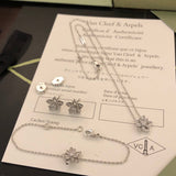 18K Lotus Openwork Pendant Necklace