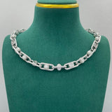 18K GG Gold Pearl Chain Necklace