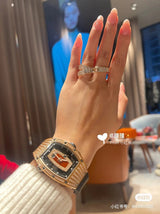 18K Kelly Gavroche Double H Ring