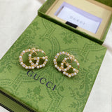 18K GG Pearls Earrings