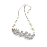 18K CHANEL CC Crystals Necklace
