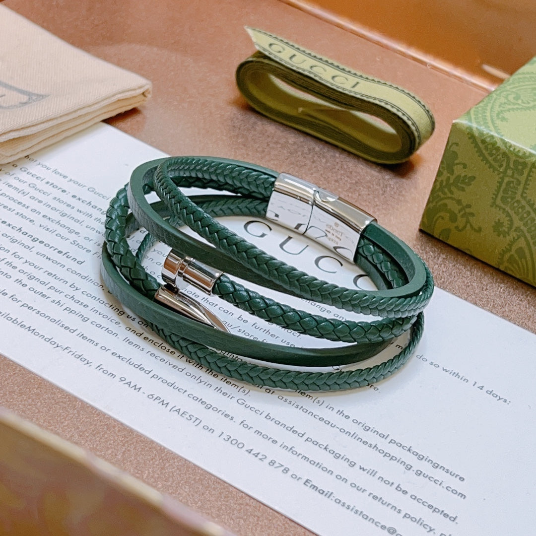 18K GG Anger Forrest Green Bracelet