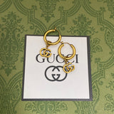18K GG Hollow Earrings