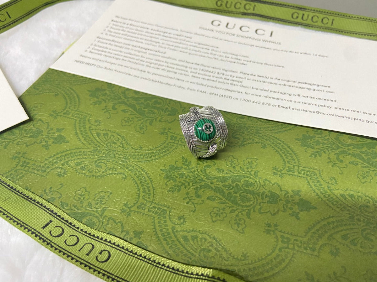 GG Garden Snake Interlocking G Ring
