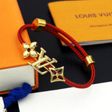 18K Louis Monogram Red Gold Bracelet