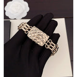 18K CC Bag Gold Chain Bracelet