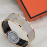 18K Enamel Cal¡§¡§che Wide Bangle H Bracelet