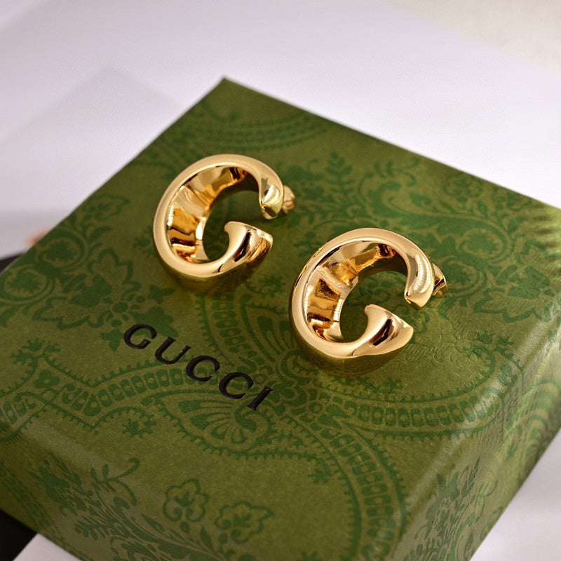 18K GG Logo Earrings