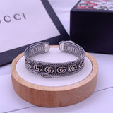 GG Snake Wide Bracelet