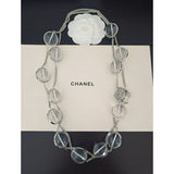 18K CC Crystal Bead Long Necklace