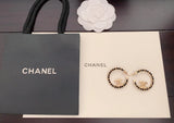 18K CC Strass Earrings