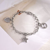 18K GG Star Bracelet