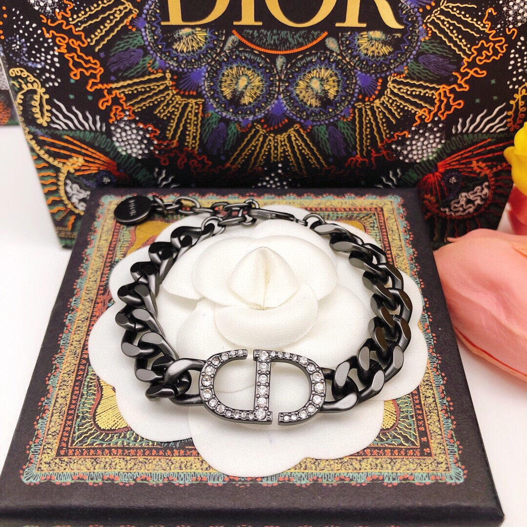 18K CD 30 Montaigne Black Bracelet