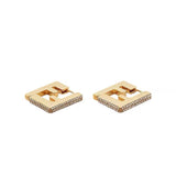 18K F Forever Crystals Earrings