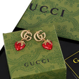 18K GG Strawberry Earrings