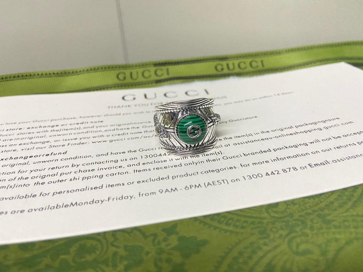 GG Garden Snake Interlocking G Ring
