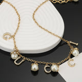 18K GG Pearl Necklace