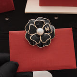 18K CC Color Camellia Brooch